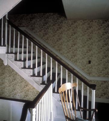 Thomas Marshall house - Note on slide: Interior view of staircase