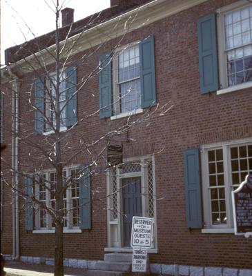 Chiles Tavern (Morgan Tavern) - Note on slide: Exterior view