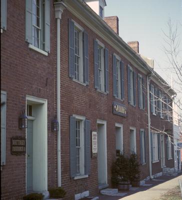 Morgan Row - Note on slide: Exterior view