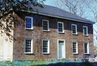 Big Spring Baptist Church (Big Spring Meeting house) - Note on slide: Exterior view