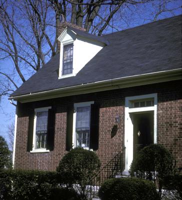 House on Woods Lane - Note on slide: Exterior view