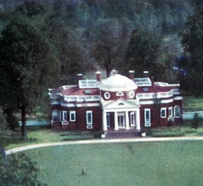 Monticello - Note on slide: Aerial view of Monticello