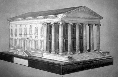 Virginia state Capitol building - Note on slide: Plaster model