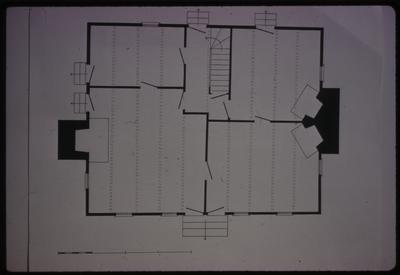John Cozine House - 1st floor plan