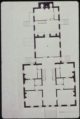Pleasant Hill, Ky. West Family House - 1st Floor Plan