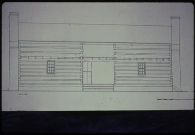 John Bowman House - S. Elevation