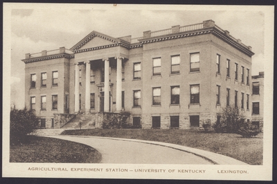 Agricultural Experiment Station, Scovell Hall (3 copies)