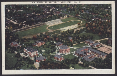 Aerial View of University of Kentucky (3 copies)