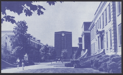 Campus View With Funkhouser Building, McVey Hall, Grehan Journalism Building, and Kastle Hall