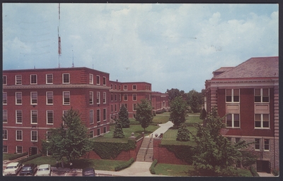 Campus View With McVey Hall, Grehan Journalism Building, and Kastle Hall