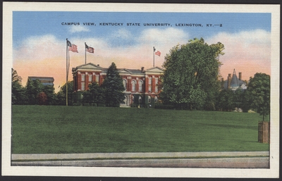Kentucky State College View, Administration Building, Gillis Building, White Hall (4 copies)