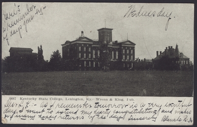 Kentucky State College View, Administration Building, Gillis Building, White Hall