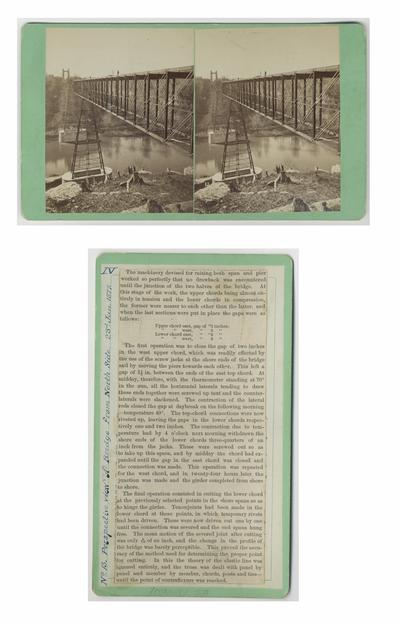 No. 13. Perspective view of Bridge from North Side. 23rd Jan. 1877