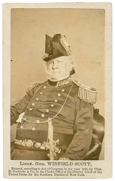Lieutenant General Winfield Scott (1786-1866), U.S.A