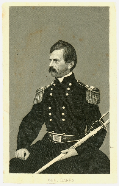 Major General Nathaniel Prentiss Banks (1816-1894), U.S.A