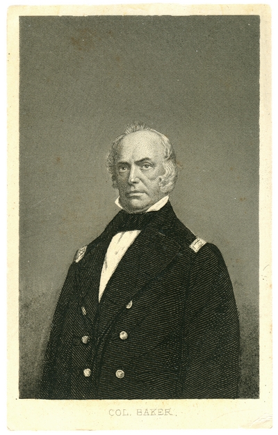 Colonel Edward Dickinson Baker (1811-1861) U.S.A., U.S. Congressman, U.S. Senator