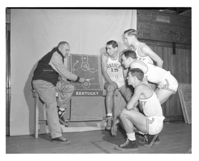 Adolph Rupp, Alex Groza, Ralph Beard, and others