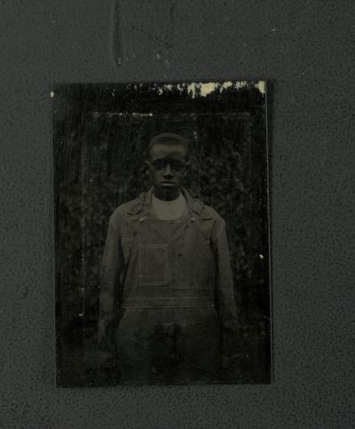 Portrait of an unidentified black boy