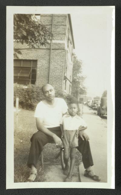 F.A. Wilson and his grandson Chas. [Charles] Edward Bass at the age of 5 years old