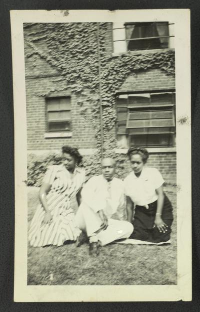 [L to R] Miss Crene Stiger, F. A. Wilson, and Florestine Wilson