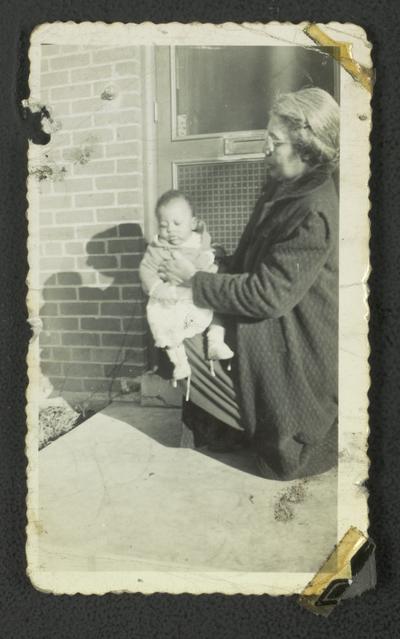 Chas. Edward and great grandmother Mary Wilson