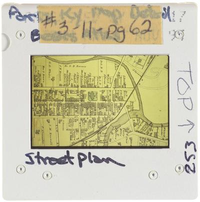 Paris, Kentucky Map Detail Beer's atals street plan
