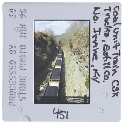 Coal Unit Train CSK Tracks, Estill County north Irvine, Kentucky