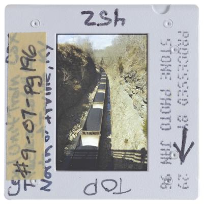 Coal Unit Train CSX Tracks, Estill County, North of Irvine, Kentucky