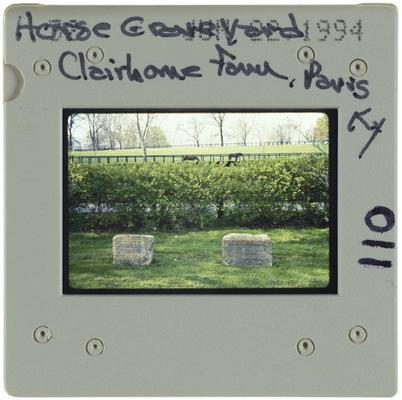 Horse Graveyard Clairborne Farm, Paris, Kentucky
