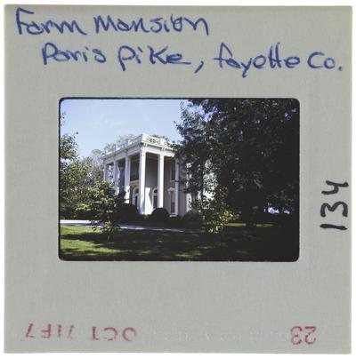 Farm Mansion Paris Pike, Fayette County