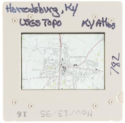 Harrodsburg, Kentucky - USGS Topographic - Kentucky Atlas