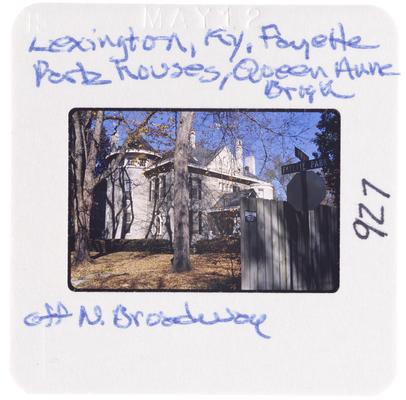 Lexington, Kentucky - Fayette Park Houses, Queen Anne Brick off North Broadway