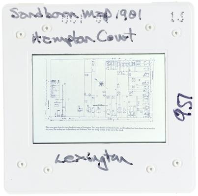 Sanborn Map 1901 - Hampton Court - Lexington
