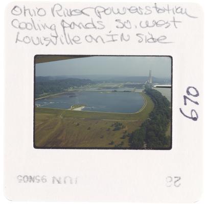 Ohio River power station - cooling ponds, southwest Louisville on the Indiana side