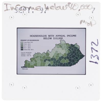 Income below 10,000 Map