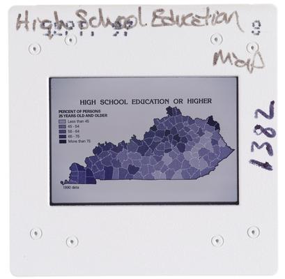 High School Education Map