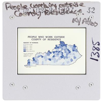 People Working Outside County of Residence Kentucky Atlas