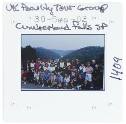UK Faculty Tour Group Cumberland Falls