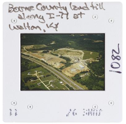 Boone County Landfill Along I-71 at Walton, Kentucky