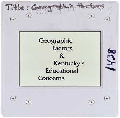 Title: Geographic Factors