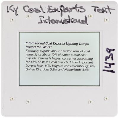 Kentucky Coal Exports Text International