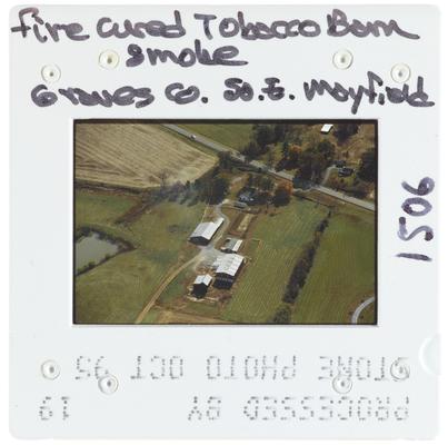 Fire cured Tobacco Barn smoke - Graves County Southeast Mayfield