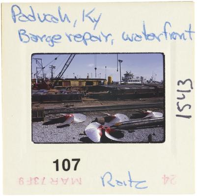 Paducah, Kentucky - Barge repair, waterfront