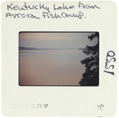 Kentucky Lake from Aurora Fish Camp