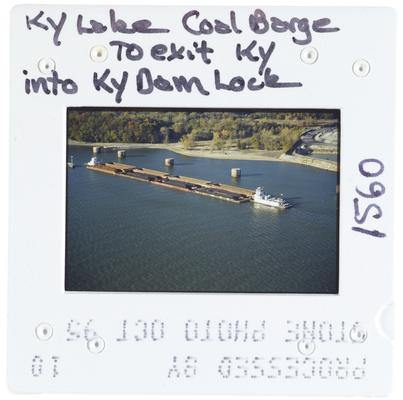 Kentucky Lake Coal Barge to exit Kentucky into Kentucky Dam Lock