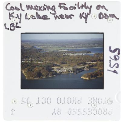 Coal Mixing Facility on Kentucky Lake near Kentucky Dam