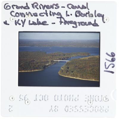Grand Rivers - Canal Connecting Lake Barkley and Kentucky Lake - foreground
