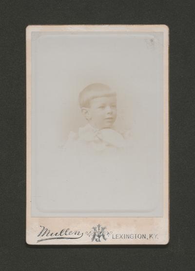 Young boy: Mullen; Lexington, KY