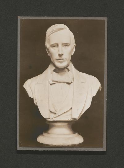 Photo of the bust of a man