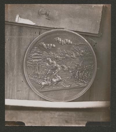 Medallion: Battle of the Thames. Octo. 5, 1813. Resolution of Congress April 4, 1818. Furst, F